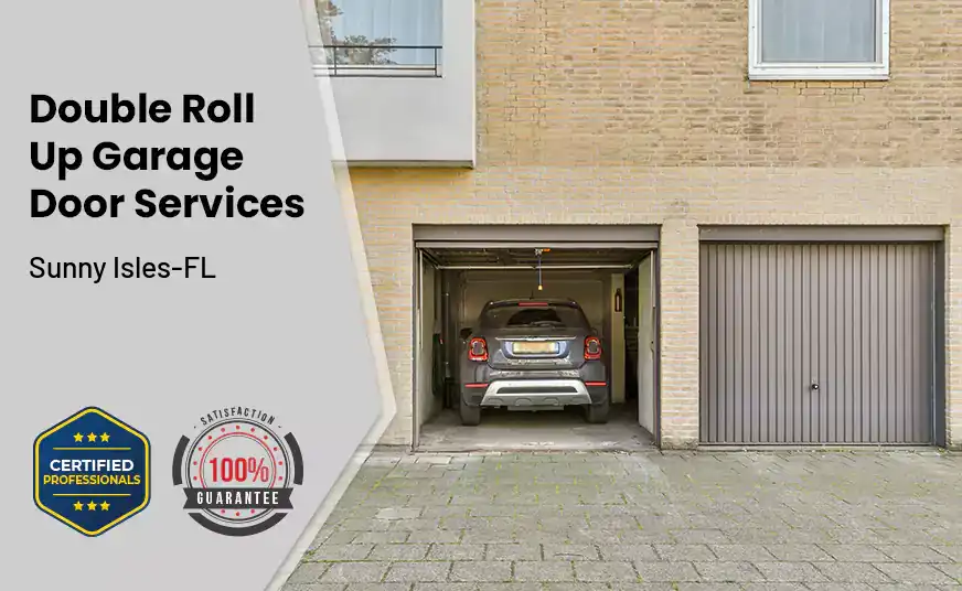 Double Roll Up Garage Doors Sunny Isles-FL 